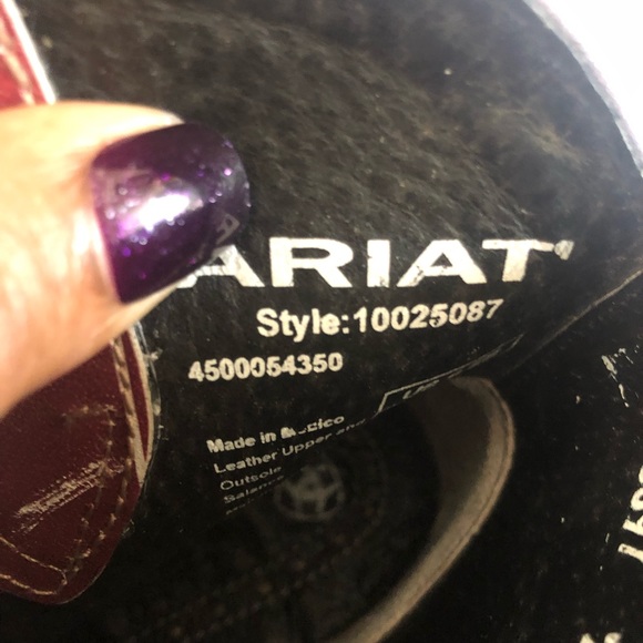 ariat saddle blanket boots